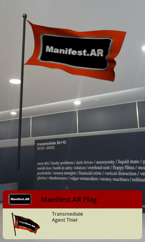 Transmediale 2012: in/compatible Manifest.AR Flag