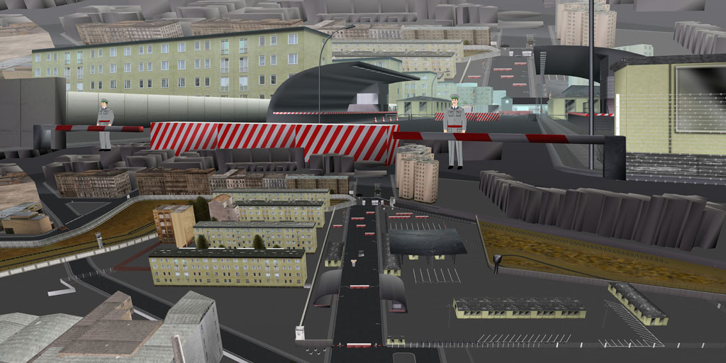 ReVisioning the Virtual Wall: Border Crossing Heinrich Heine Strasse, East Berlin